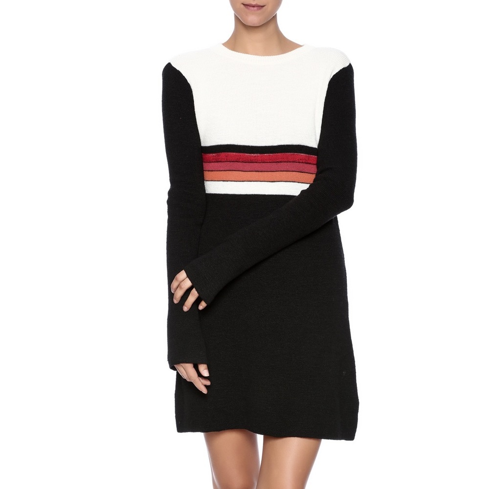 NWT Free People Colorblock Sweater Dress